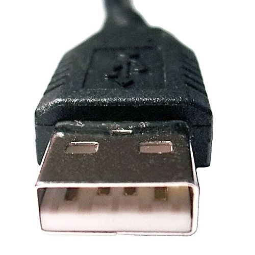 A USB Type-A male plug, shown alone against a white background