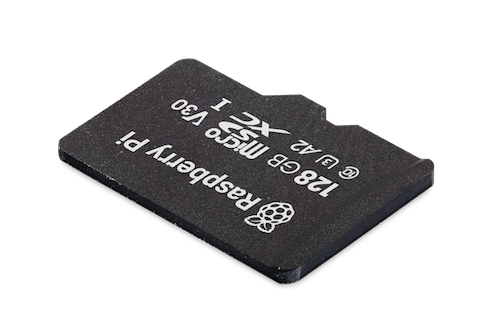A microSD card
